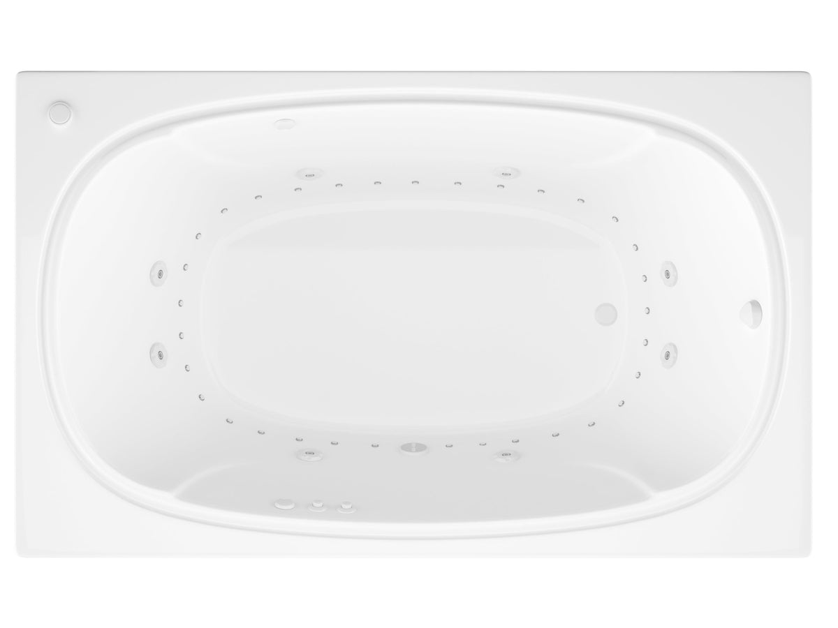 Atlantis Whirlpools Charleston 48 x 72 Rectangular Air & Whirlpool Jetted Bathtub