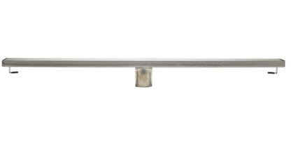 ALFI brand ABLD32B-BSS 32" Modern Brushed Stainless Steel Linear Shower Drain with Solid Cover