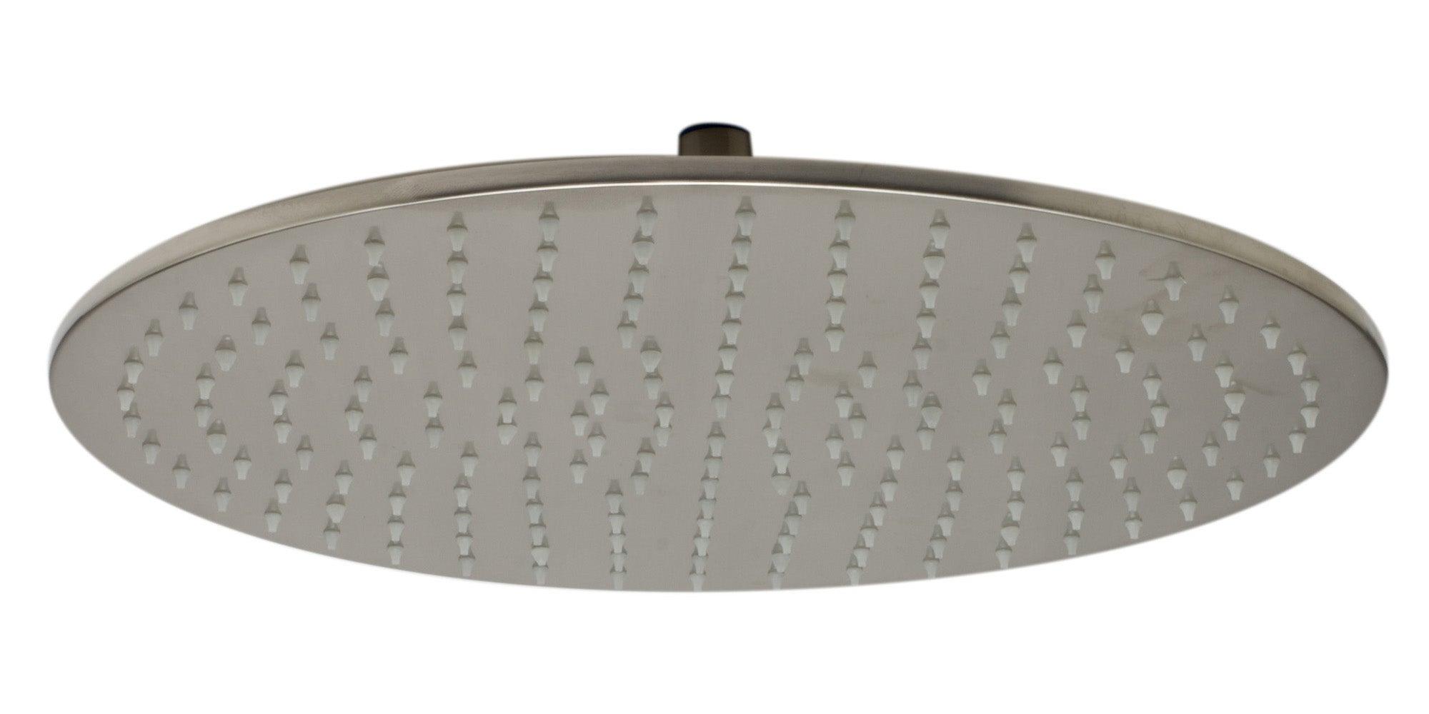 ALFI brand LED16R-BN Brushed Nickel 16" Round Multi Color LED Rain Shower Head