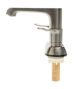 ALFI brand AB1493-BN Brushed Nickel Two-Handle 4'' Centerset Bathroom Faucet