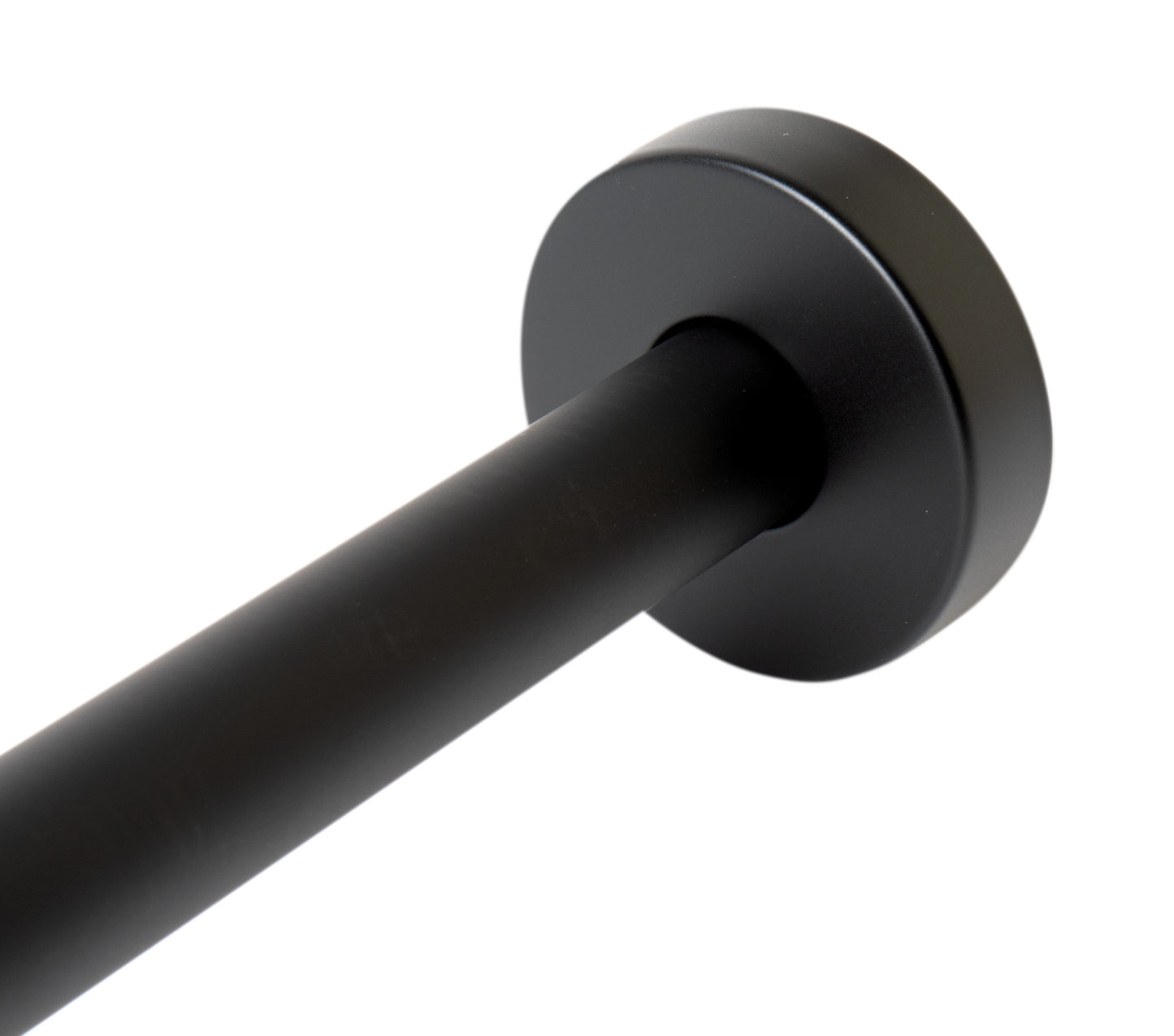 ALFI brand ABSA16R-BM Black Matte 16" Round Wall Shower Arm