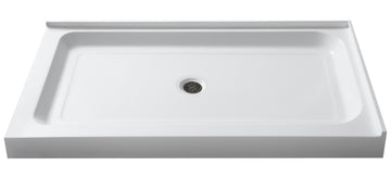 Port 36 x 48  in. Double Threshold Shower Base in White