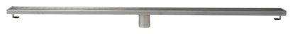 ALFI brand ABLD47D 47" Stainless Steel Linear Shower Drain with Groove Lines