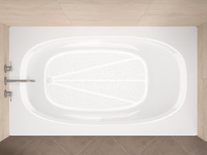 Atlantis Whirlpools Polaris 36 x 66 Rectangular Soaking Bathtub 3666PS