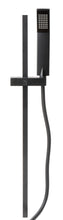 Load image into Gallery viewer, ALFI brand AB7606-BM Black Matte Square Sliding Rail Hand Shower Set