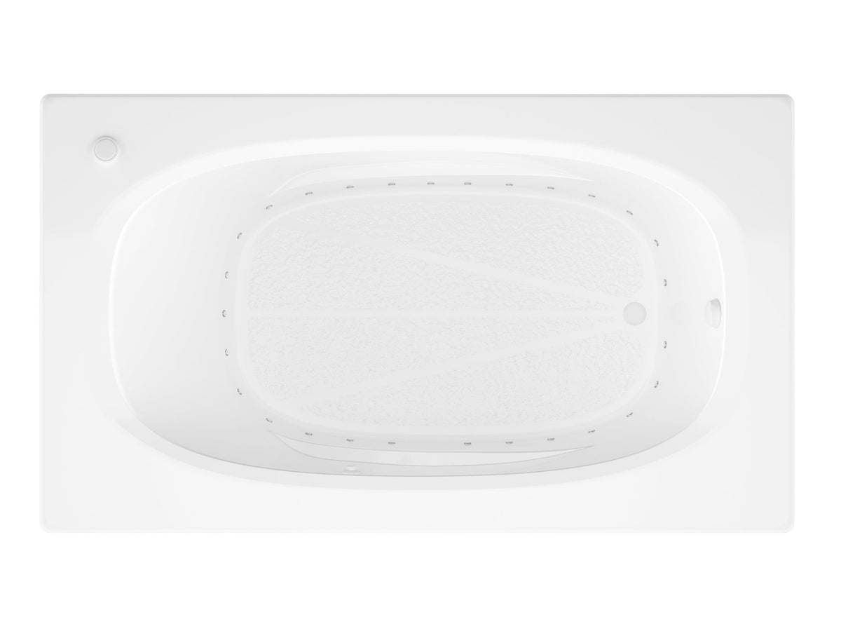 Atlantis Whirlpools Polaris 42 x 66 Rectangular Air Jetted Bathtub