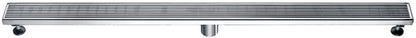 ALFI brand ABLD47D 47" Stainless Steel Linear Shower Drain with Groove Lines