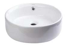 Load image into Gallery viewer, EAGO BA129  16&quot; Round Ceramic Above Mount Bathroom Basin Vessel Sink