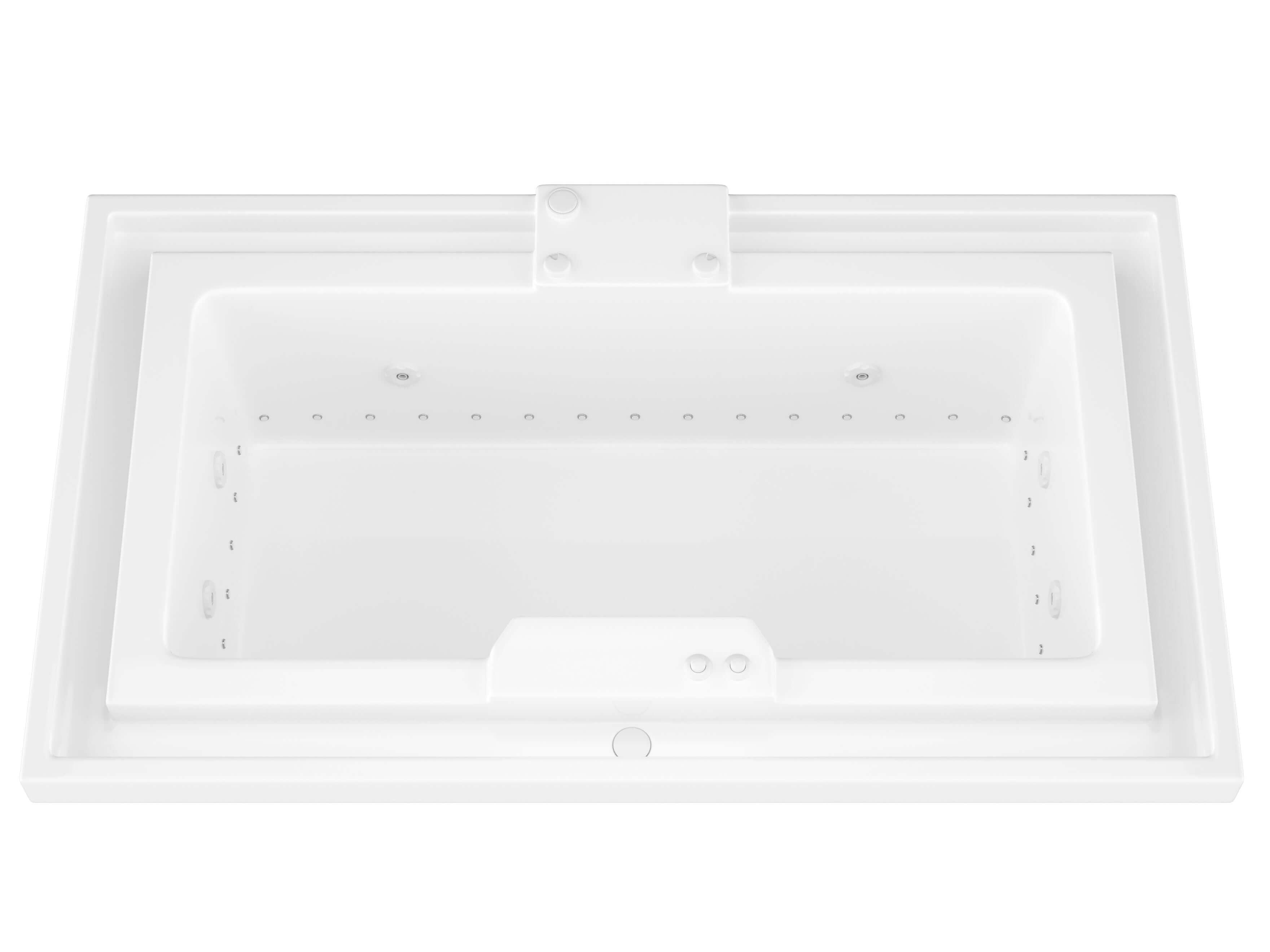 Atlantis Whirlpools Infinity 46 x 78 Endless Flow Air & Whirlpool Jetted Bathtub