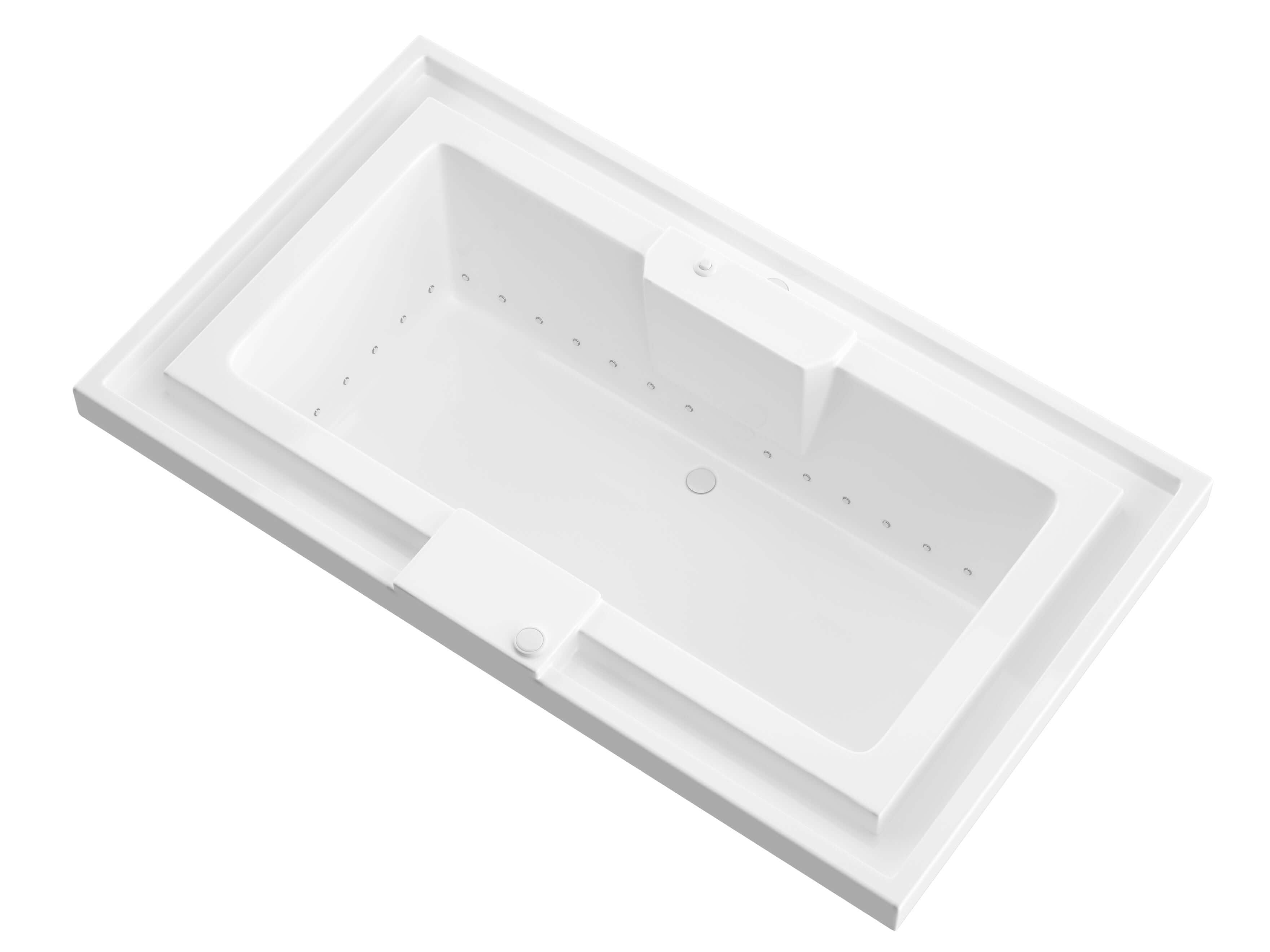 Atlantis Whirlpools Infinity 46 x 78 Endless Flow Air Jetted Bathtub