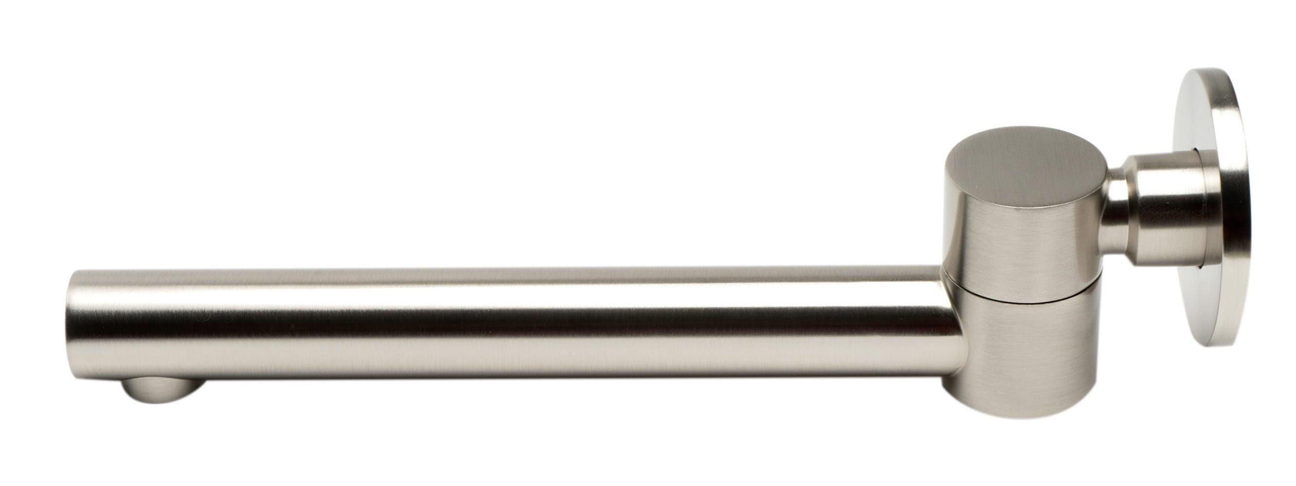 ALFI brand AB6601-BN Brushed Nickel Round Foldable Tub Spout