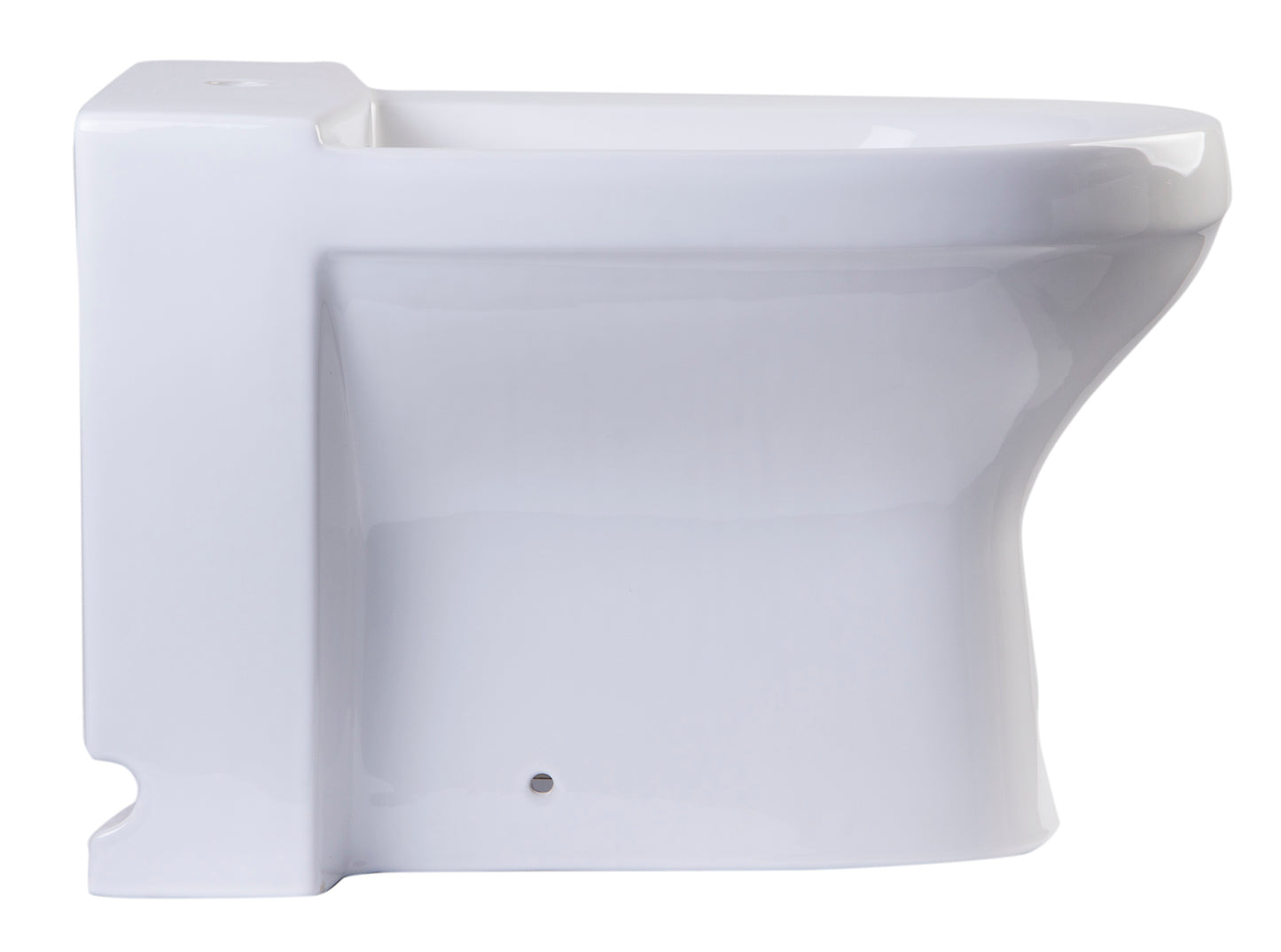 EAGO JA1010 White Ceramic Bathroom Bidet with Elongated Seat