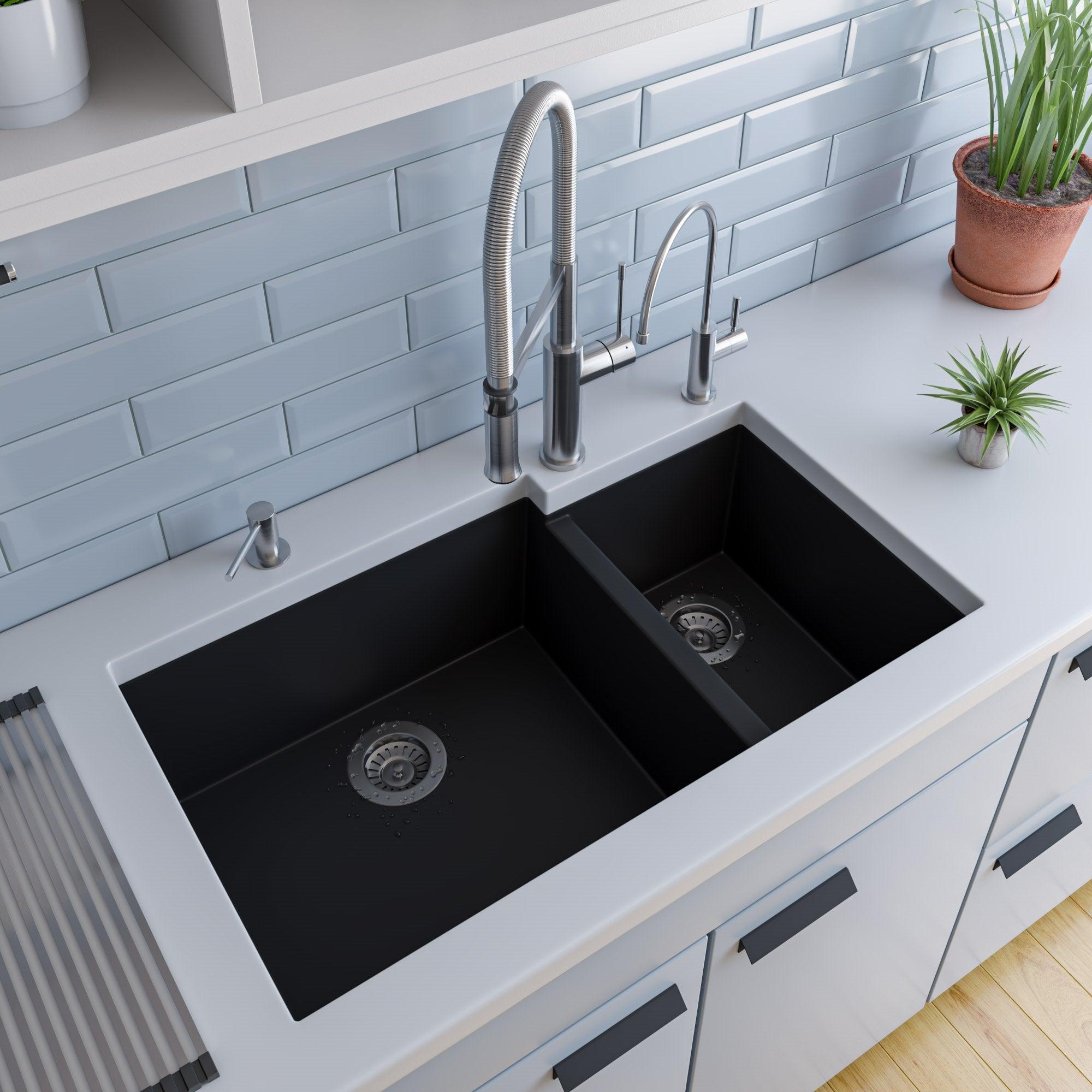 ALFI brand AB2015 Brushed Gooseneck Single Hole Faucet