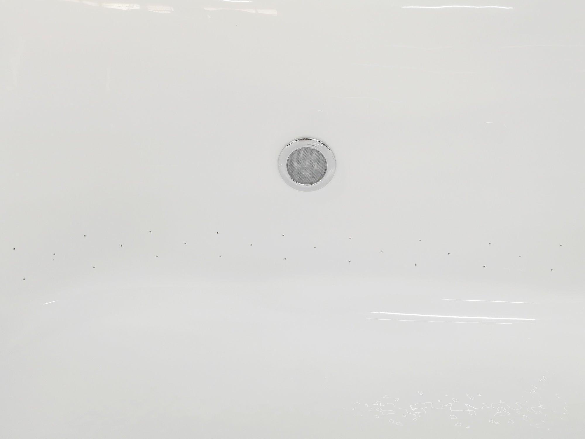 EAGO AM2140  6 Foot White Free Standing Air Bubble Bathtub