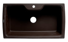 Load image into Gallery viewer, ALFI brand AB3520DI-C Chocolate 35&quot; Drop-In Single Bowl Granite Composite Kitchen Sink