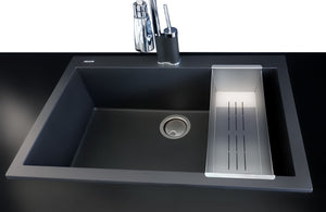 ALFI brand AB85SSC Stainless Steel Colander Insert for Granite Sinks