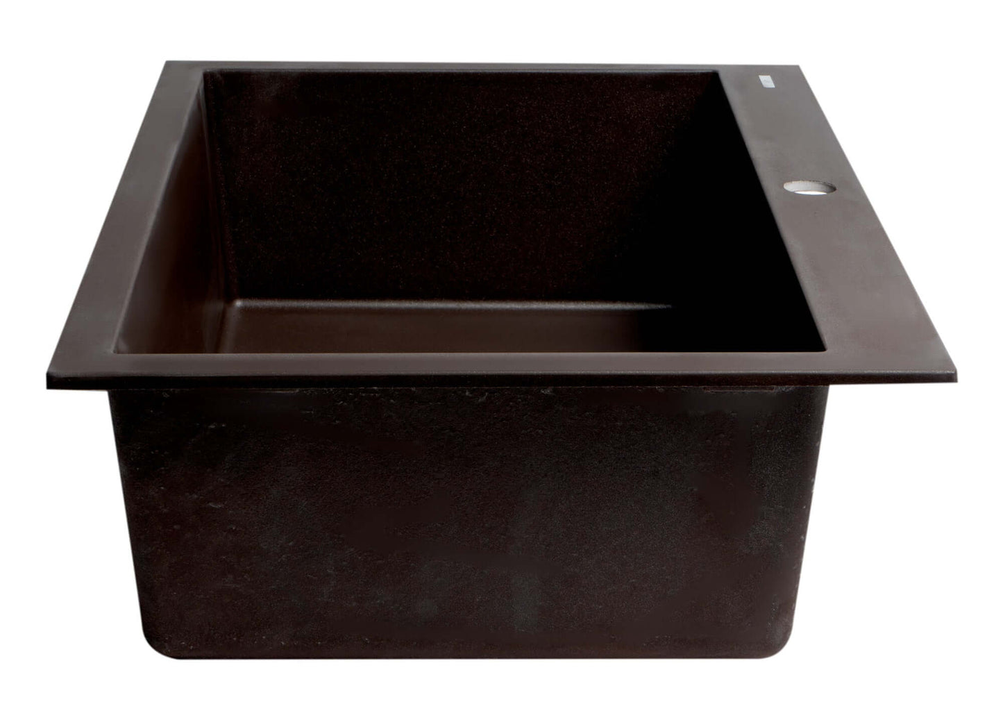 ALFI brand AB3020DI-C Chocolate 30" Drop-In Single Bowl Granite Composite Kitchen Sink