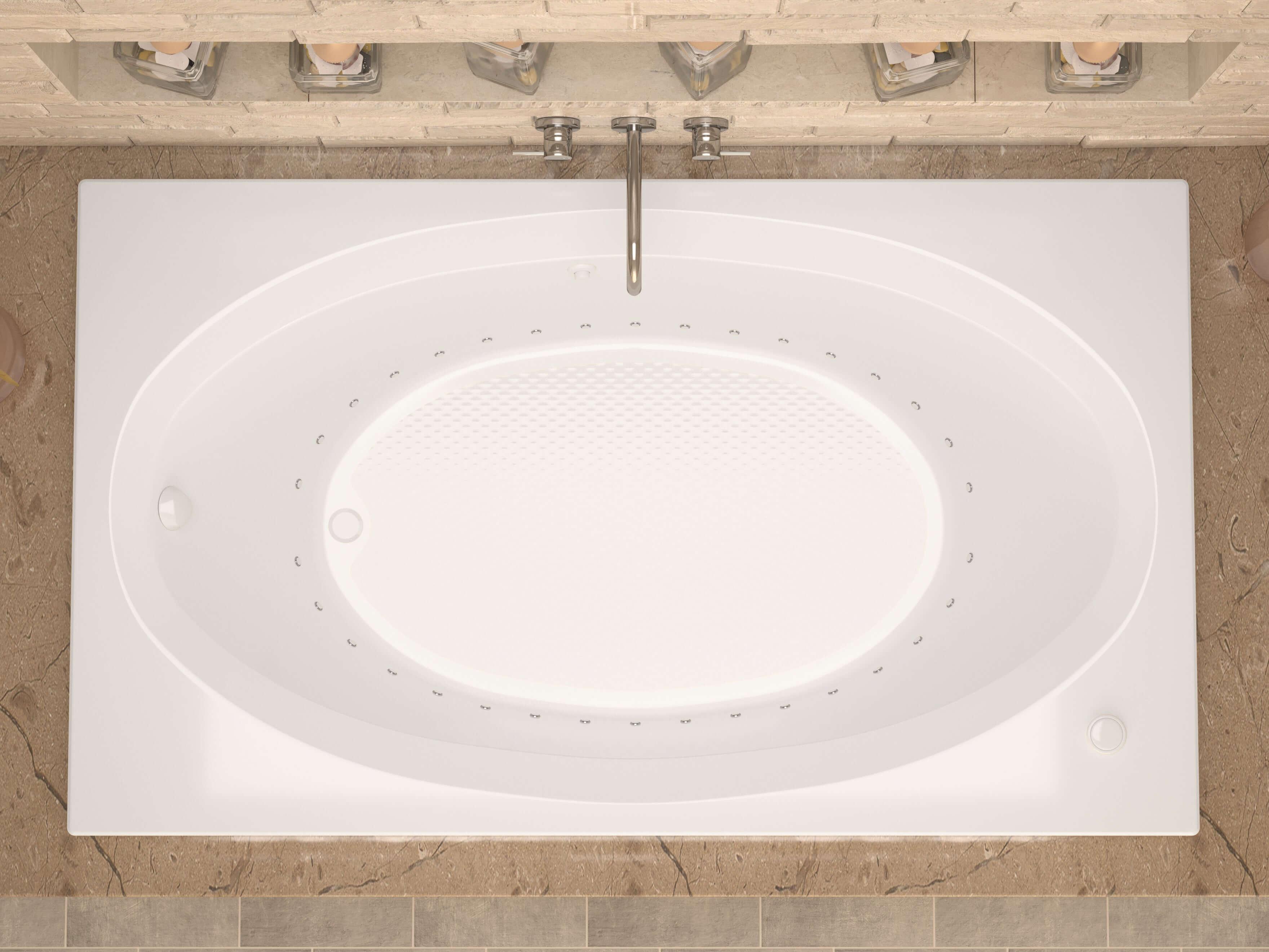 Atlantis Whirlpools Vogue 43 x 84 Rectangular Air Jetted Bathtub