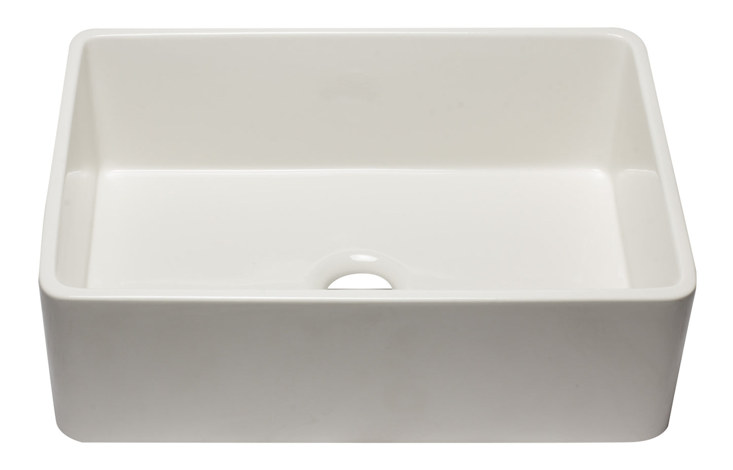 ALFI brand AB3020SB-B 30 inch Biscuit Reversible Single Fireclay Farmhouse Kitchen Sink