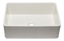 Load image into Gallery viewer, ALFI brand AB3020SB-B 30 inch Biscuit Reversible Single Fireclay Farmhouse Kitchen Sink