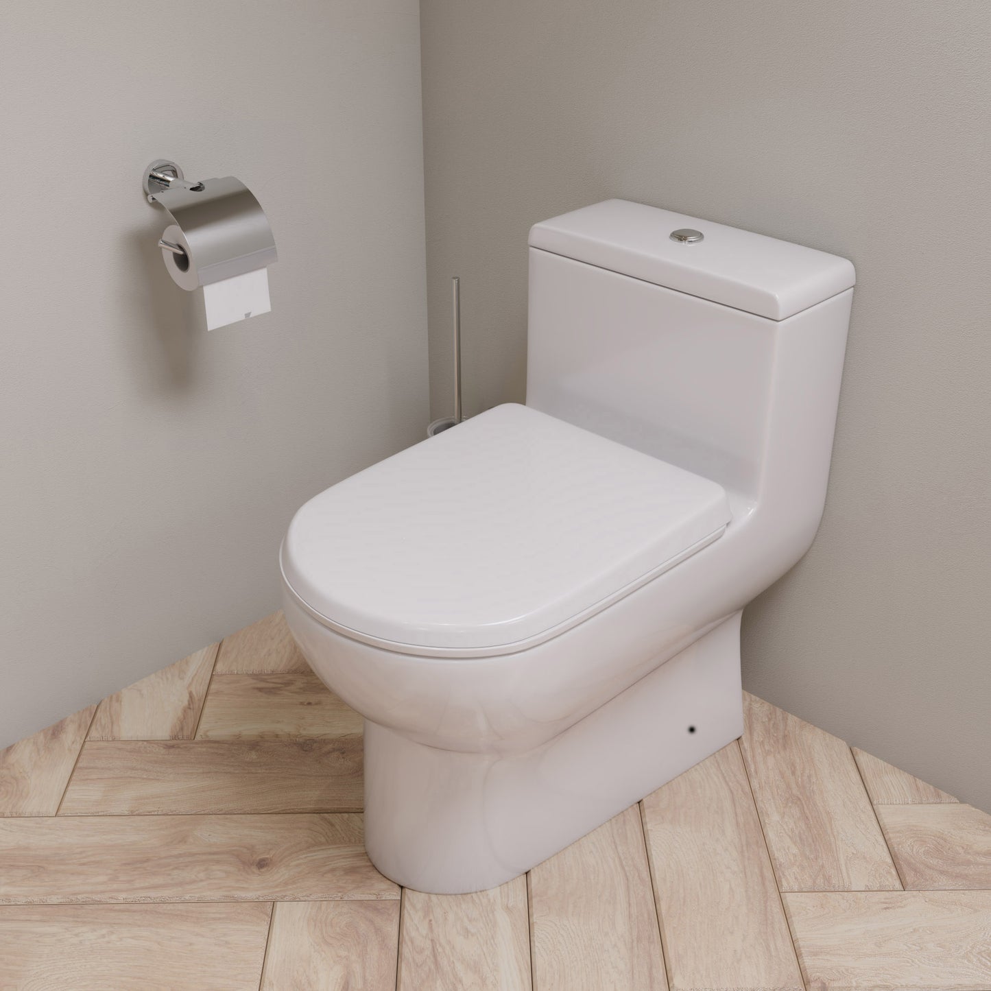 EAGO TB351 Dual Flush One Piece Eco-friendly High Efficiency Low Flush Ceramic Toilet