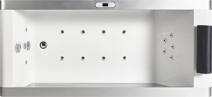 EAGO AM152ETL-6 6 ft Clear Rectangular Acrylic Whirlpool Bathtub