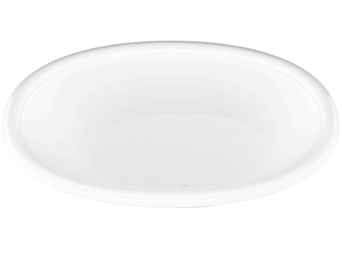 Atlantis Whirlpools Petite 44 x 78 Oval Soaking Bathtub 4478PCS