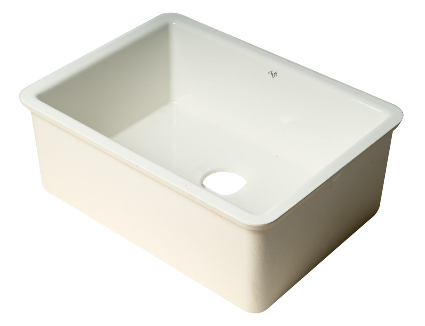 ALFI brand AB2317 23" White Fireclay Undermount Kitchen Sink