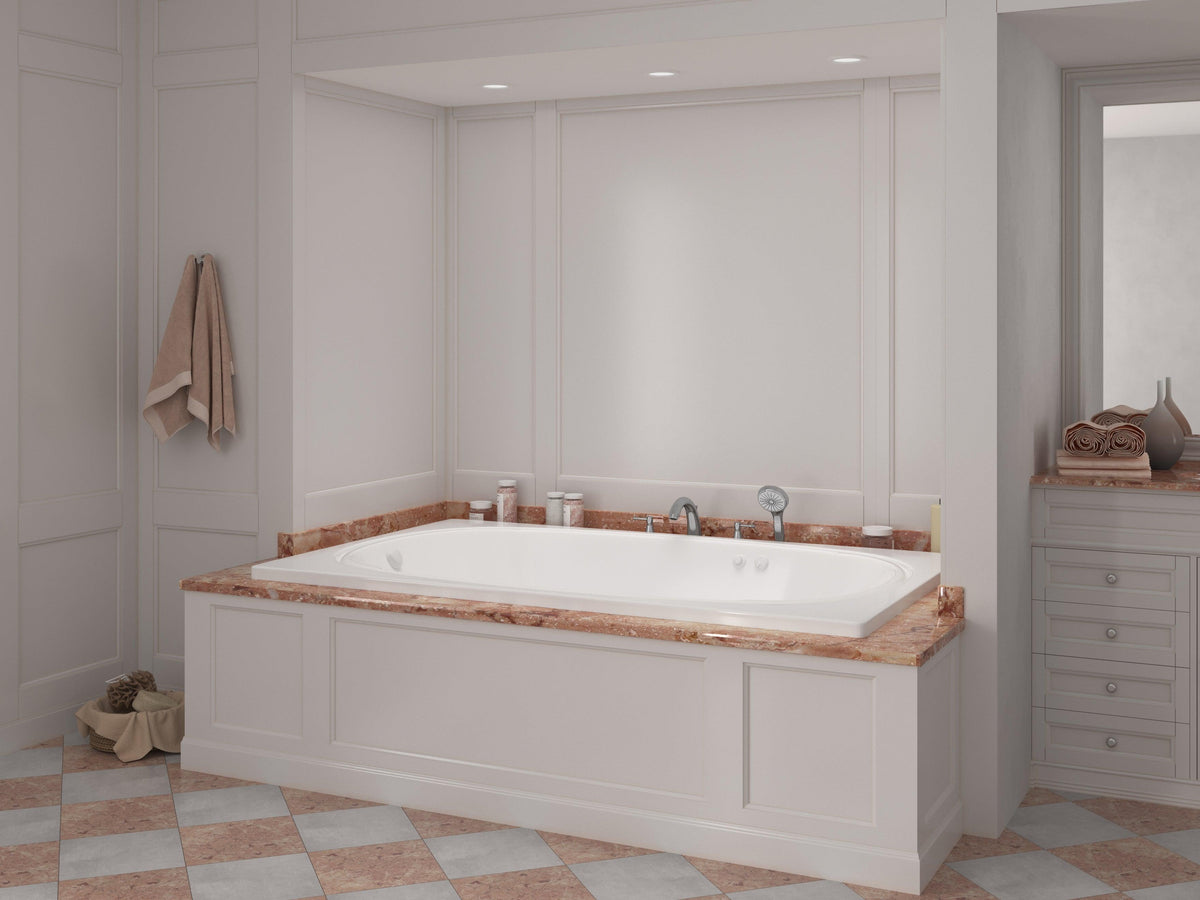 Atlantis Whirlpools Charleston 48 x 72 Rectangular Whirlpool Jetted Bathtub