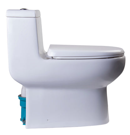 EAGO TB351 Dual Flush One Piece Eco-friendly High Efficiency Low Flush Ceramic Toilet