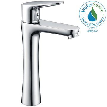 Vivace Single Hole Single-Handle Bathroom Faucet in Polished Chrome