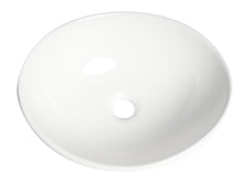 Load image into Gallery viewer, ALFI brand ABC913 White 16&quot; Egg Shape Above Mount Ceramic Sink