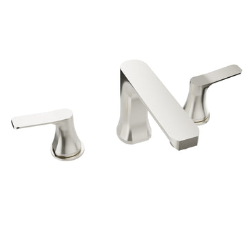 ANZZI 2-Handle 3-Hole 8 in. Widespread Bathroom Faucet With Pop-up Drain