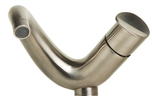 ALFI brand AB1570-BN Tall Wave Brushed Nickel Single Lever Bathroom Faucet