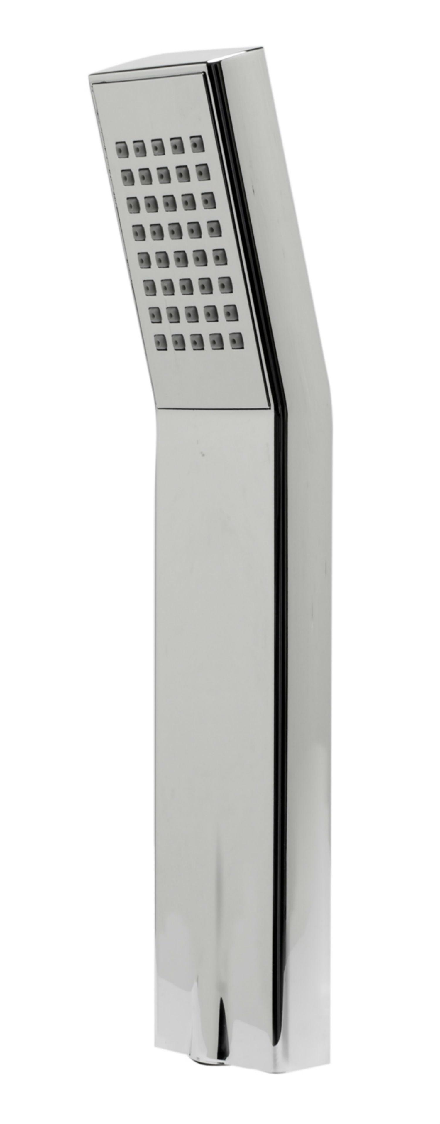 ALFI brand AB2180-PC Polished Chrome Single Lever Floor Mounted Tub Filler Mixer w Hand Held Shower Head