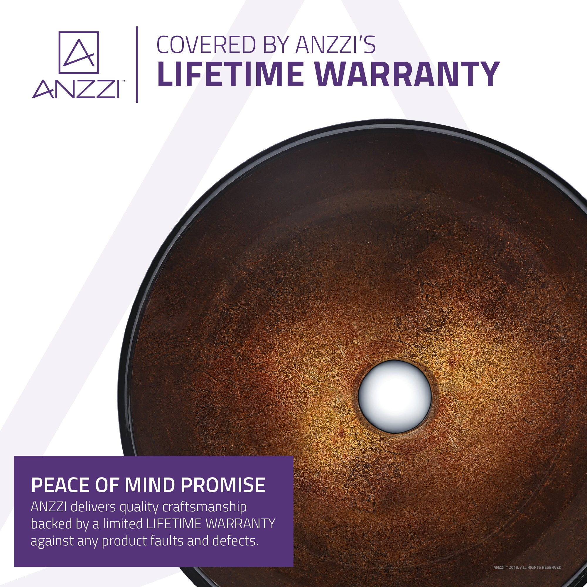 Posh Series Deco-Glass Vessel Sink