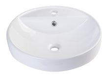 Load image into Gallery viewer, EAGO BA141  18&quot; Oval Ceramic above mount Bathroom Basin Vessel Sink