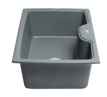 Load image into Gallery viewer, ALFI brand AB3520DI-T Titanium 35&quot; Drop-In Single Bowl Granite Composite Kitchen Sink