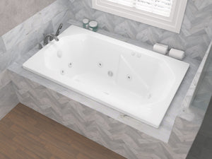 Atlantis Whirlpools Mirage 36 x 60 Rectangular Whirlpool Jetted Bathtub