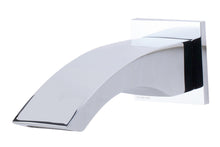 Load image into Gallery viewer, ALFI brand AB3301-PC Polished Chrome Curved Wallmounted Tub Filler Bathroom Spout