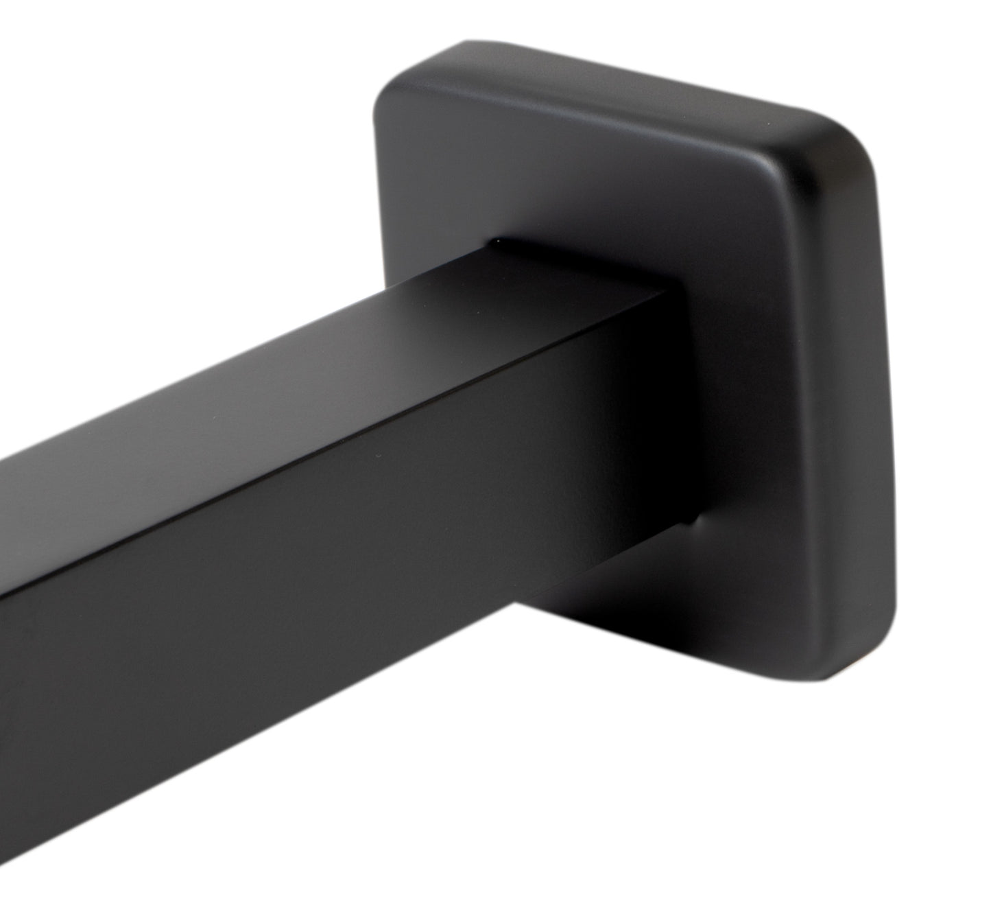 ALFI brand ABSA6S-BM Black Matte 6" Square Ceiling Shower Arm