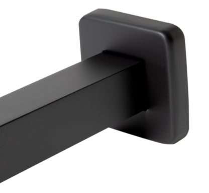 ALFI brand ABSA6S-BM Black Matte 6" Square Ceiling Shower Arm