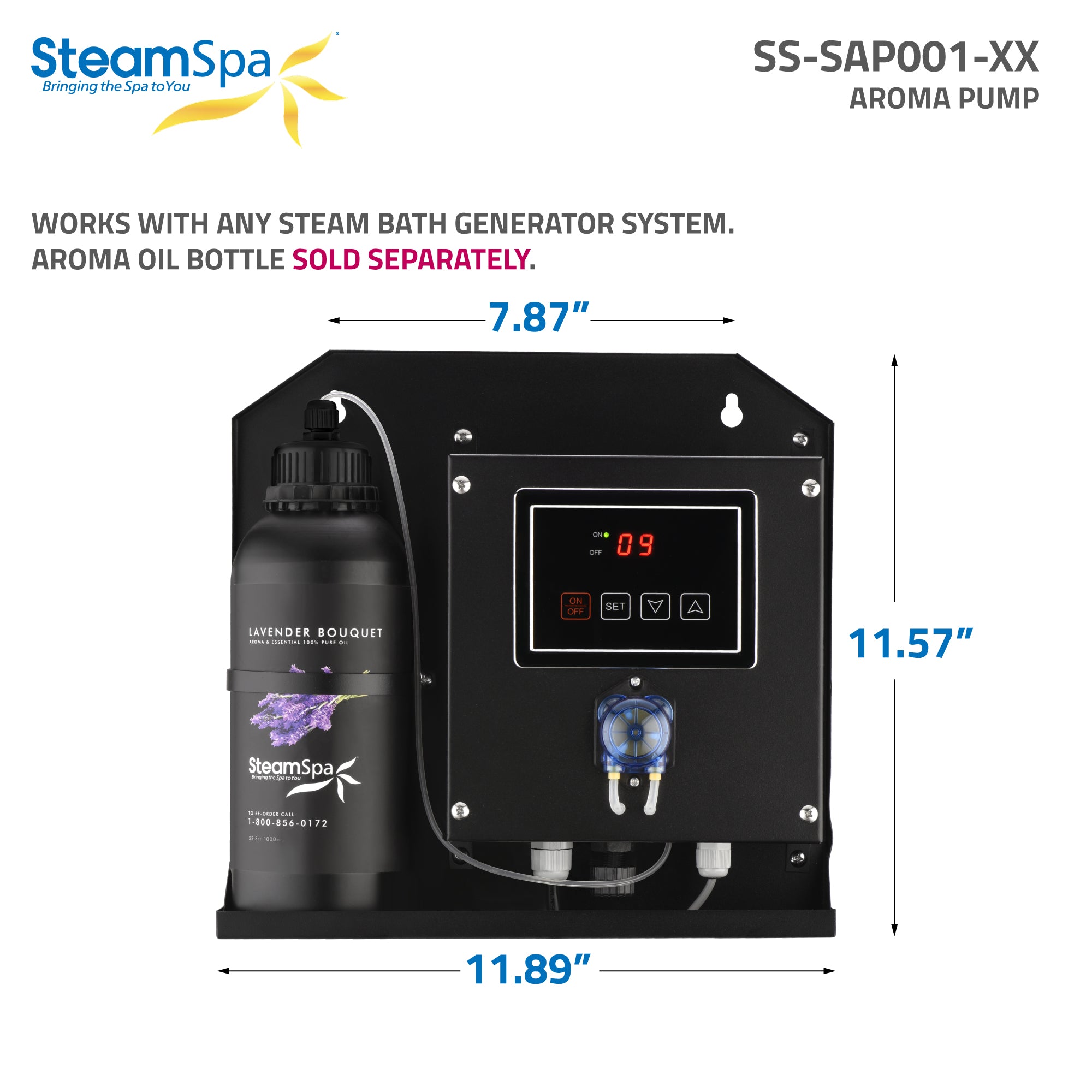 Steam Bath Essential Oil Delivery System