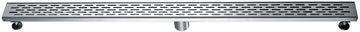 ALFI brand ABLD47C-BSS 47" Stainless Steel Linear Shower Drain with Groove Holes