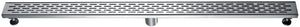 ALFI brand ABLD47C-BSS 47" Stainless Steel Linear Shower Drain with Groove Holes