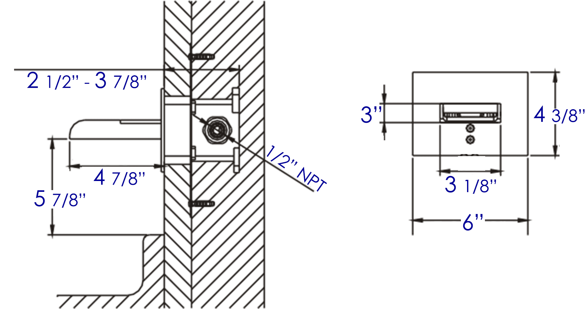 ALFI brand AB5901-PC Polished Chrome Waterfall Tub Filler