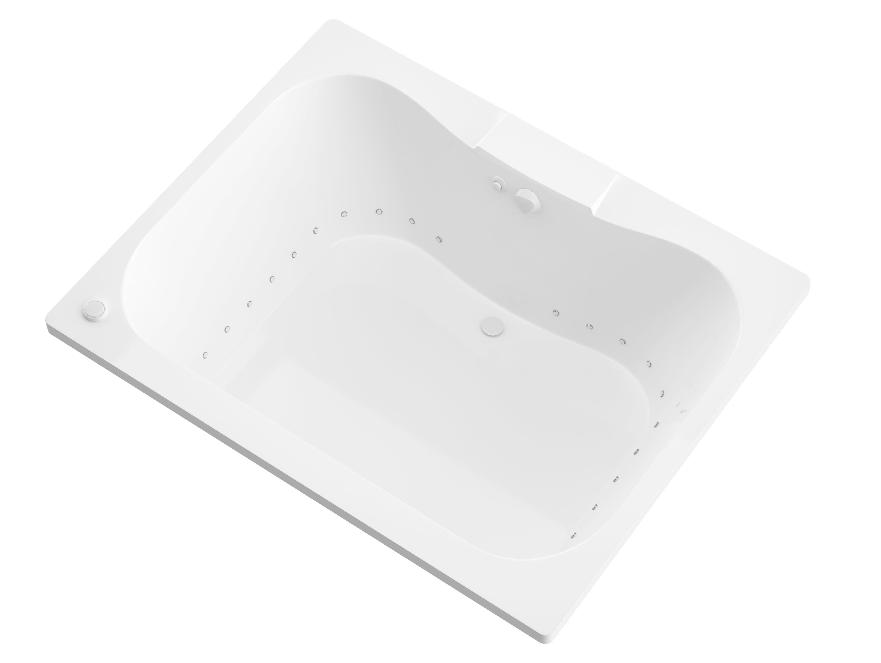 Atlantis Whirlpools Neptune 40 x 60 Rectangular Air Jetted Bathtub