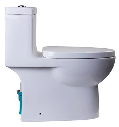 EAGO TB359 Dual Flush One Piece Eco-friendly High Efficiency Low Flush Ceramic Toilet