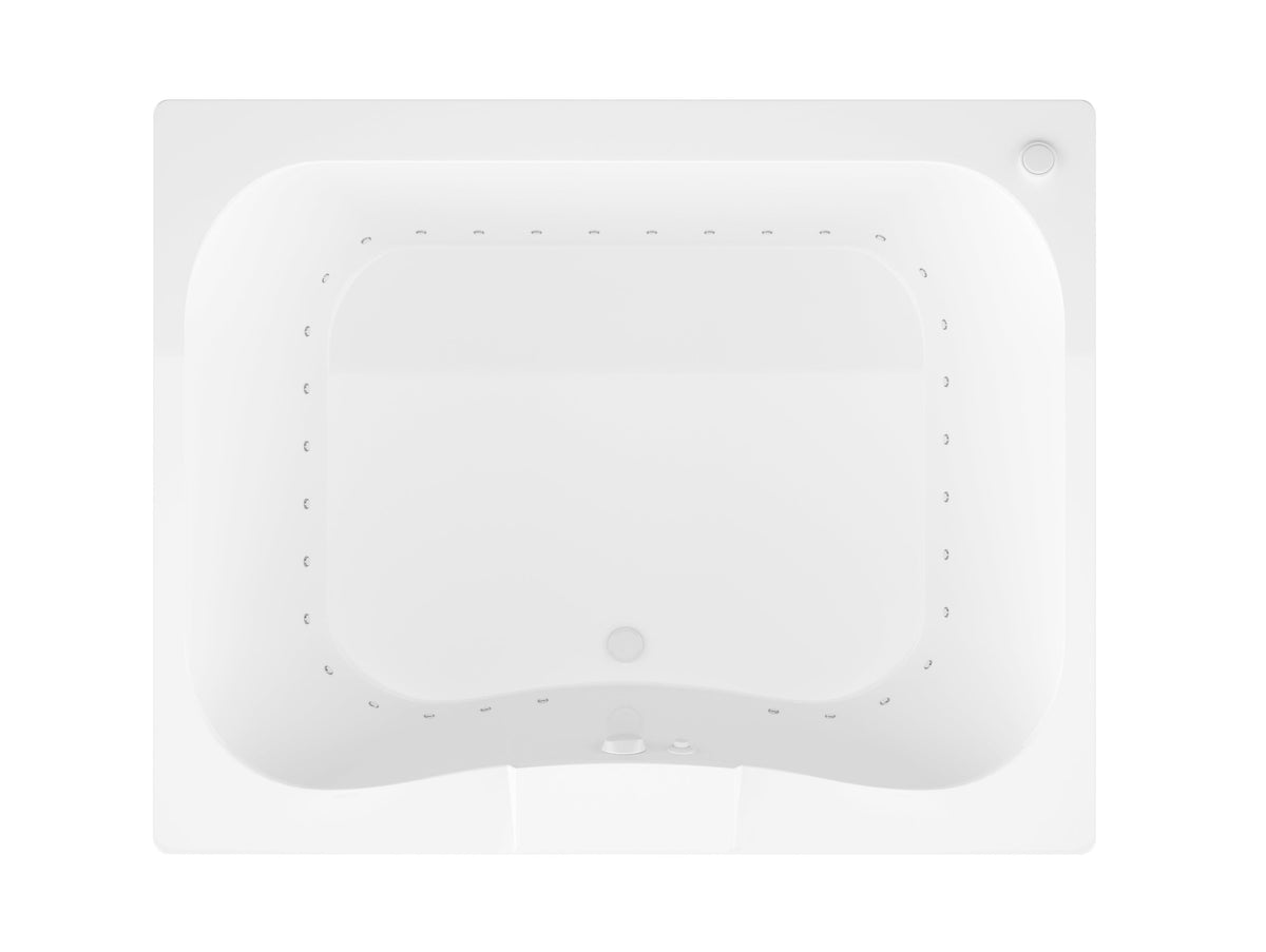 Atlantis Whirlpools Neptune 48 x 60 Rectangular Air Jetted Bathtub