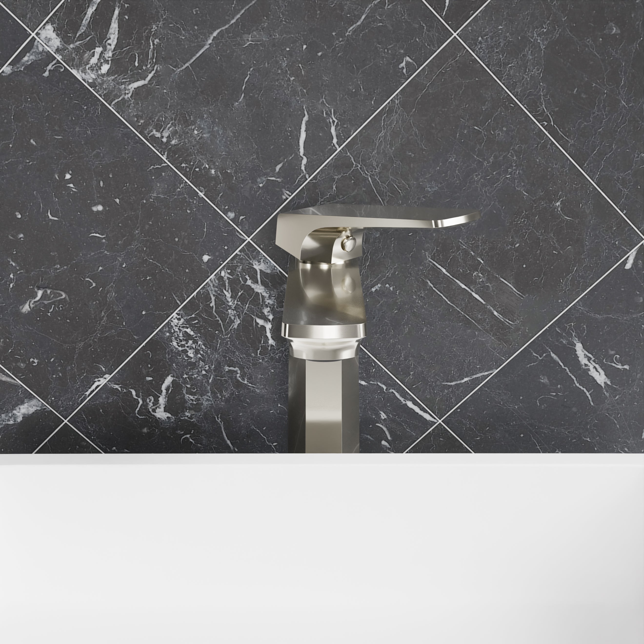 ANZZI Single Handle Single Hole Bathroom Vessel Sink Faucet With Pop-up Drain